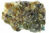 Fluorescent Green Fluorite Cluster - Rogerley Mine, England #184628-1